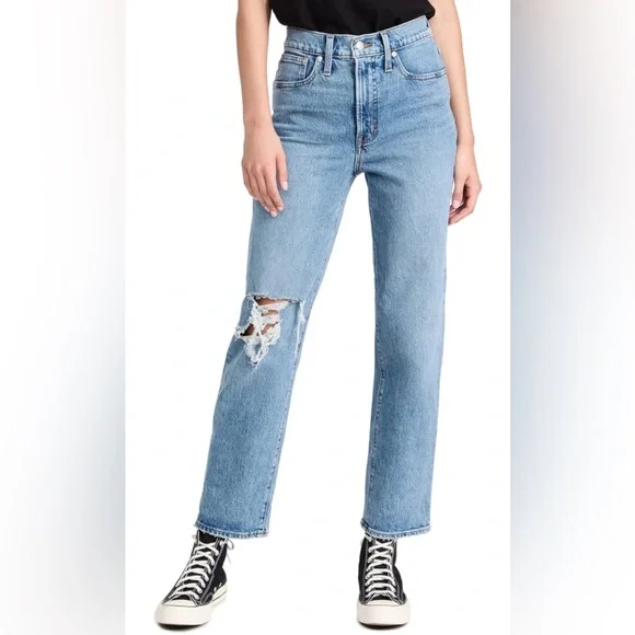 Madewell “the perfect vintage” crop Jeans. In Reinhart wash. - Picture 1 of 7